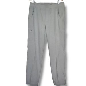 Figs Technical Collection Axim Cargo Uniform Scrub Pant Men Size XL Cream Stripe